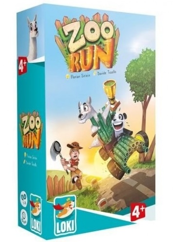 Zoo Run, un jeu de société pour les enfants dès 4 ans.